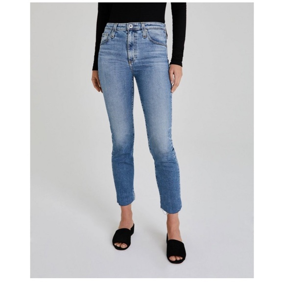 AG Isabella High Rise Straight Crop Jeans - Picture 16 of 16